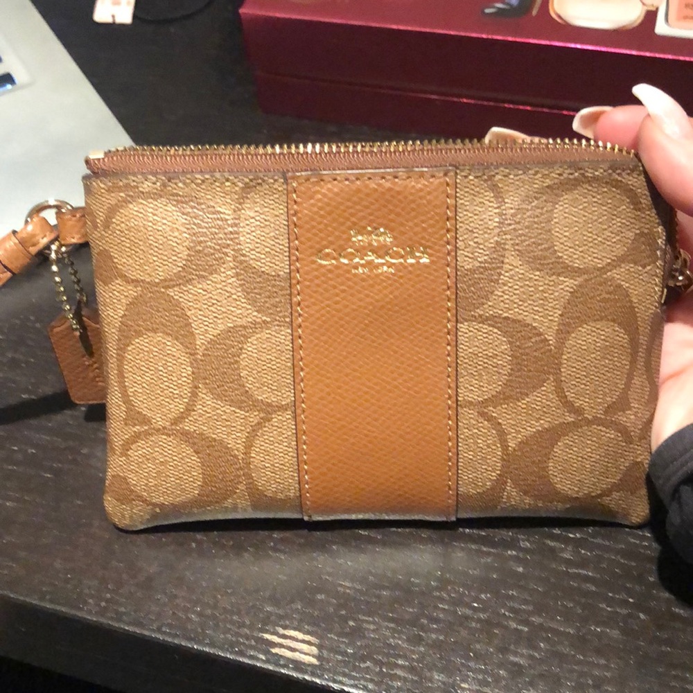 Coach small wristlet